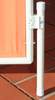 3x Rahmen - Windfester faltbarer Paravent - Farbe uni terracotta/orange