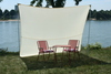 Camping-Freizeit-Sonnensegel (2) 2,5 x 3 m - sandfarben