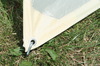 Camping-Freizeit-Sonnensegel (2) 2,5 x 3 m - sandfarben