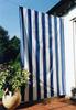Senkrecht-Sonnensegel 230 x 140 cm - Farbe blau-wei�