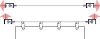 Kleiner Bausatz Seilspanntechnik Universal mit 2x Seilspanner + 7 m Edelstahlseil fr Faltsonnensegel in Seilspanntechnik