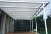 Sonnensegel 420x140 cm, uni wei�