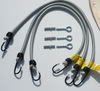 Dreiecksonnensegel 5 x 5 x 5 m - offenes Schattierungsgewebe - Farbe weizen