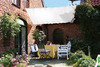 Sonnensegel 330 x 200 cm - Farbe uni hell elfenbein