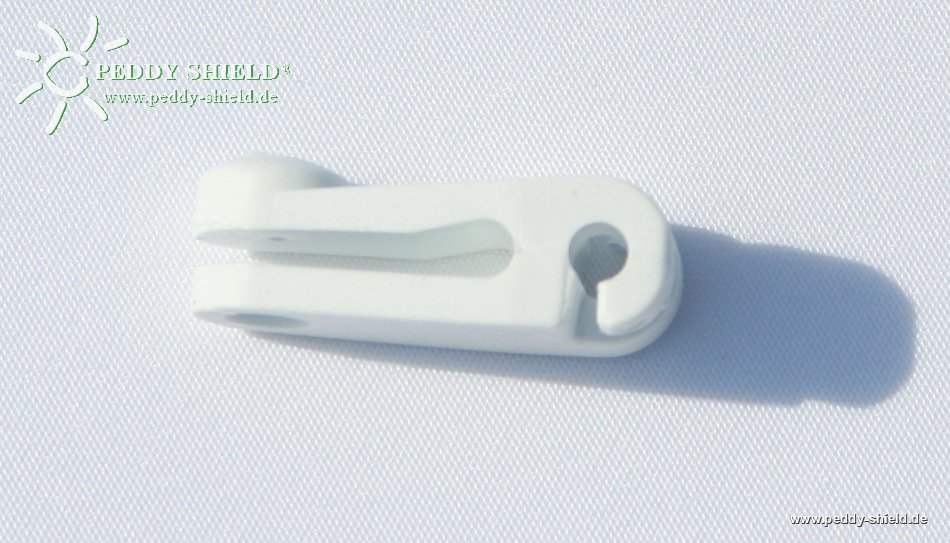 Laufhaken f�r alle Sonnensegel - 20 St�ck - wei�