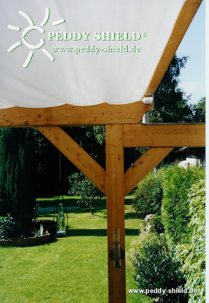 Seilspanntechnik Bausatz Pergola mit Montagewinkeln