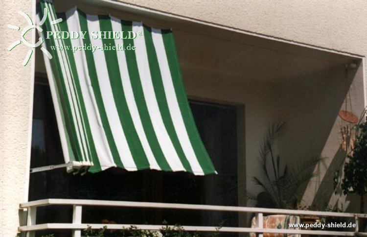 Sonnensegel 270 x 140 cm - Farbe uni gr�n