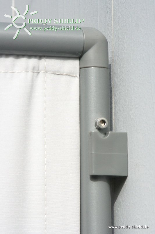 Wand-Clip - 2x mit Schrauben und D�beln - Zubeh�r Paravent