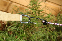 Zubeh�r Vierecksonnensegel - daurelastische Spanngurte + Montagematerial