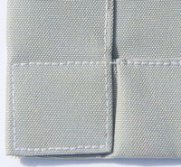 Polyester-Ballenstoff 210 cm breit - uni hell silbergrau - 60 m 