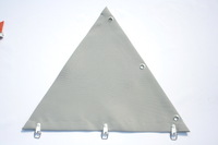 Polyester-Ballenstoff 210 cm breit - uni hell silbergrau - 60 m 