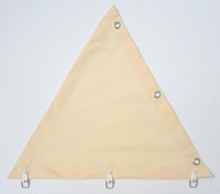 Polyester-Ballenstoff 210 cm breit - uni hell elfenbein - 60 m 