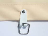 Polyester-Ballenstoff 210 cm breit - uni hell elfenbein - 60 m 