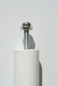 Zubehr Metallstange (schwer) zum Ausspannen von Sonnensegeln mit elastischen Spanngurten