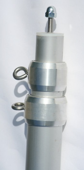 Aluminium Teleskopmast - 3-teilig - max. Lnge 300 cm - Versandlnge 113 cm