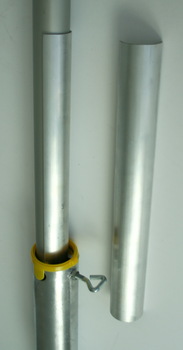 Aluminium Teleskopmast - 3-teilig - max. Lnge 300 cm - Versandlnge 113 cm