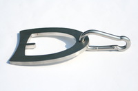 Zugplatte fr Edelstahlmasten mit Karabinerhaken 10 mm aus Marine Edelstahl