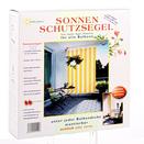 Verkaufsverpackung: Komplett-Bausatz Senkrecht-Sonnensegel - Blockstreifen blau-wei�