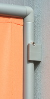 Wand-Clip Paravent - 2x - mit Schrauben und Dbeln - als Standard Zubehr Sichtschutz Paravent #14