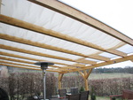 Laufhaken fr alle Sonnensegel in Seilspanntechnik - 20 Stck - wei mit kleinen Edelstahlschrauben zum Anklemmen an das Faltsonnensegel #15
