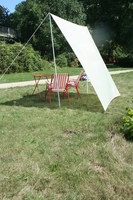 Camping-Freizeit-Sonnensegel (2) 2,5 x 3 m - sandfarben - ein praktischer Sonnenschutz und Sichtschutz beim Picknick oder beim Camping #7