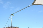 Vierecksonnensegel konkav 2,5 x 3 m - hell silbergrau #9