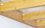 Sonnensegel Terrassendach - 61 x 330 cm - uni wei #9