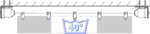 Sonnensegel Fertigma 330 x 140 cm - Farbe uni elfenbein - nur bei Peddy Shield  #11