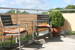 Balkonbespannung  B75 x L500 cm Farbe sisal - hochwertiger Sichtschutz und Windschutz fr den Balkon #8
