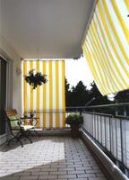 Senkrecht - Sonnensegel 230 x 140 cm - Farbe gelb-wei #7