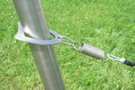 Karabinerhaken Edelstahl 6 mm zur Sonnensegelbefestigung konkav bis ca. 30 m #8