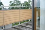 Balkonumrandung  B65 x L500 cm Farbe sisal - Windschutz fr Balkon und Terrasse #9