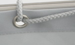 Balkonverkleidung B65 x L300 cm Farbe uni hell silbergrau - Sichtschutz fr Balkone und Terrassen #8