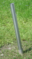 (2) Sonnensegelmast aus schwerem Edelstahl L�nge ca. 310 cm - verstellbar �ber Lochsystem mit Zugplatte #7
