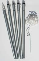 Vierecksonnensegel konkav 2,5 x 3 m - offenes Schattierungsgewebe HDPE - Farbe grau - reiner Sonnenschutz #9