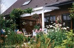 Bausatz Pergola mit Sonnensegel 270 x 240 wei�