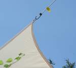 Vierecksegel 3 x 4 m - Polyester - sonnengelb #8