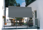 Sonnensegel 330 x 200 cm - Farbe anthrazit - mit 26x Speziallaufhaken #7