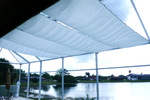 Sonnensegel 270 x 140 cm - Farbe uni hell elfenbein - unsere Top-Farbe - fr Sonnenschutz auf Balkon, Terrasse oder Pergola #17