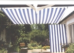 Sonnensegel 330 x 200 cm - Farbe uni hell elfenbein mit 26x Speziallaufhaken fr die Seilspanntechnik System Peddy Shield #9