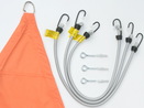 Packungsinhalt - Dreiecksonnensegel 360 cm - Polyester - wei